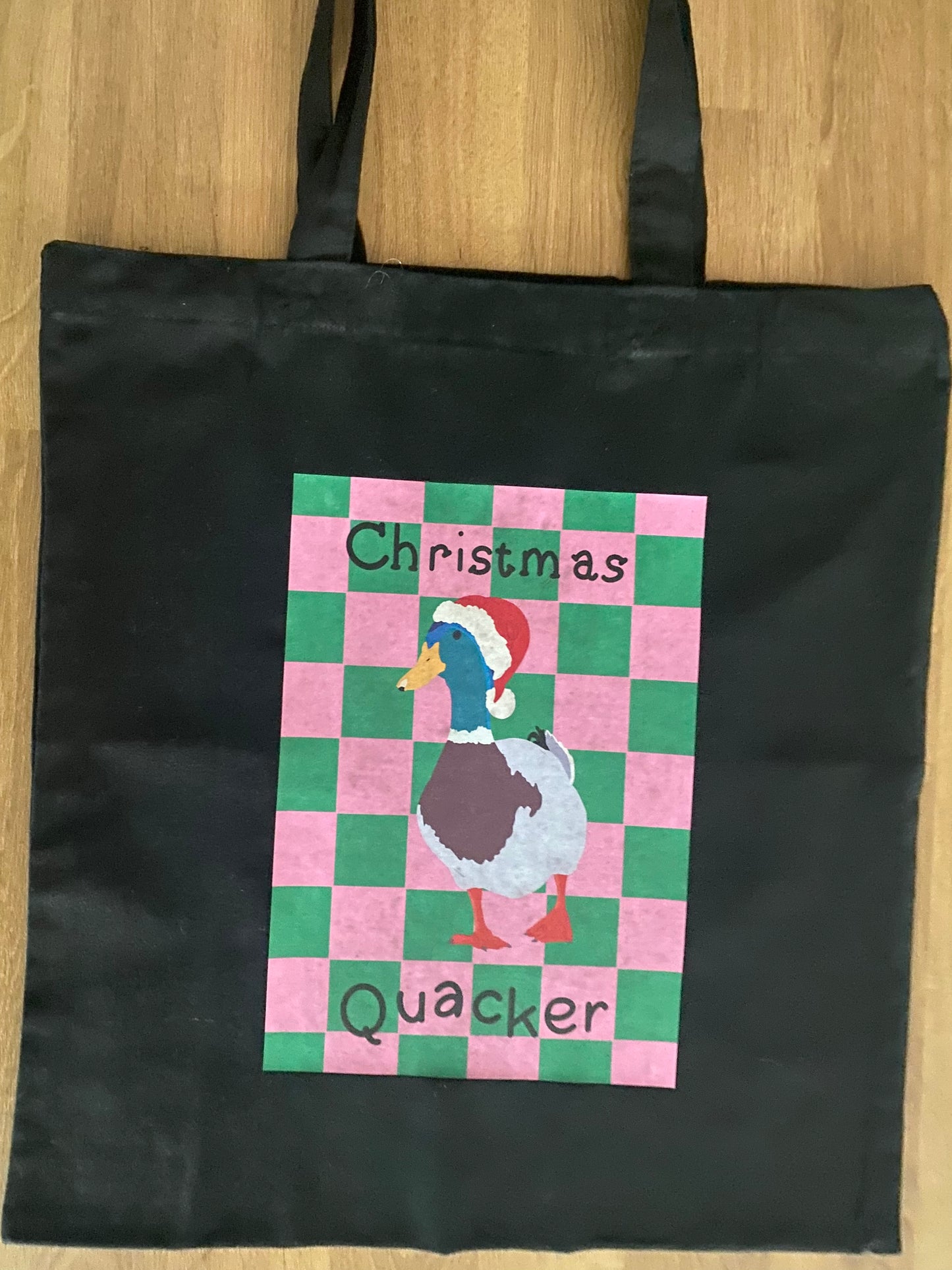 Christmas Quackers Tote Bag