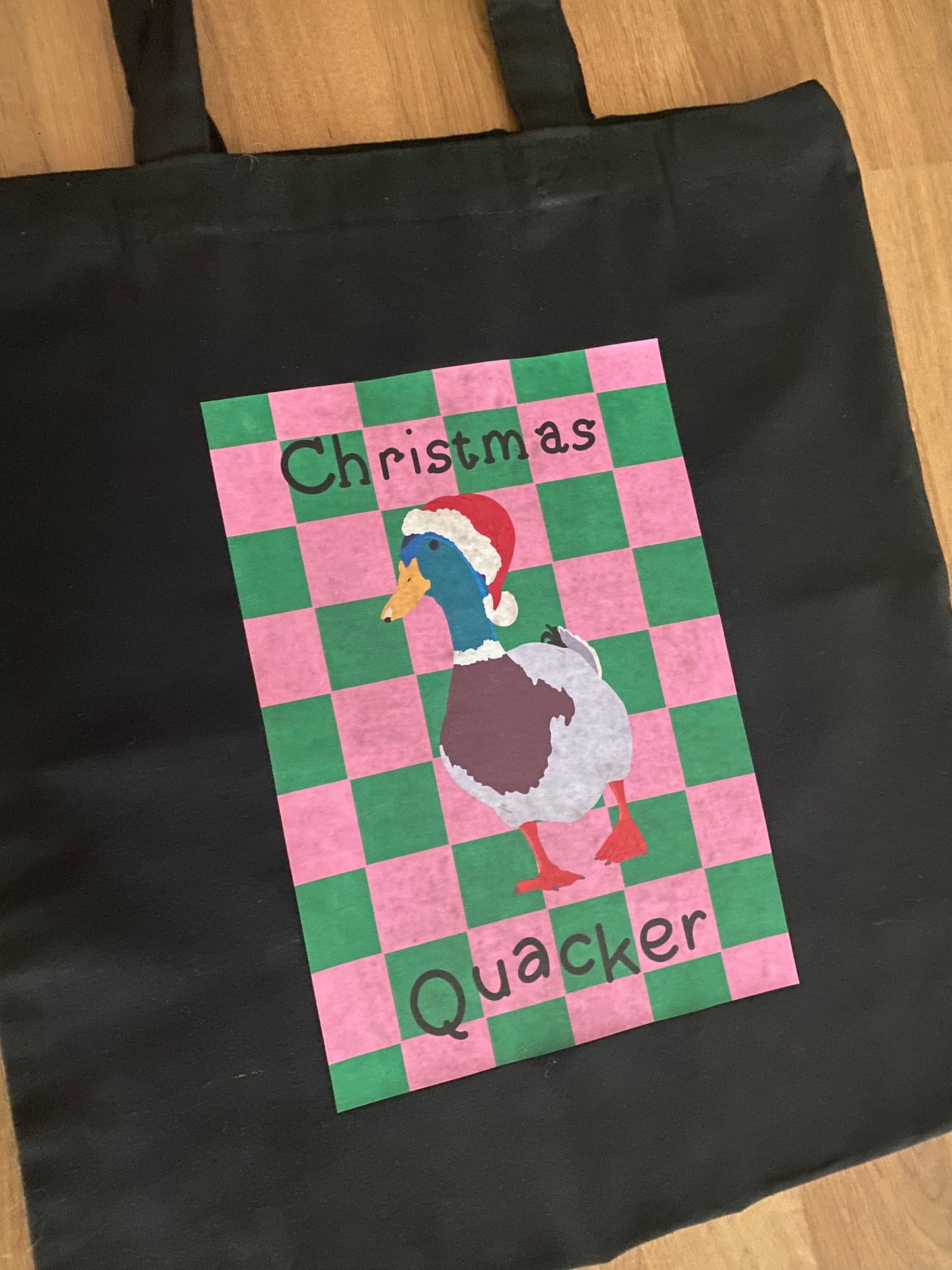 Christmas Quackers Tote Bag