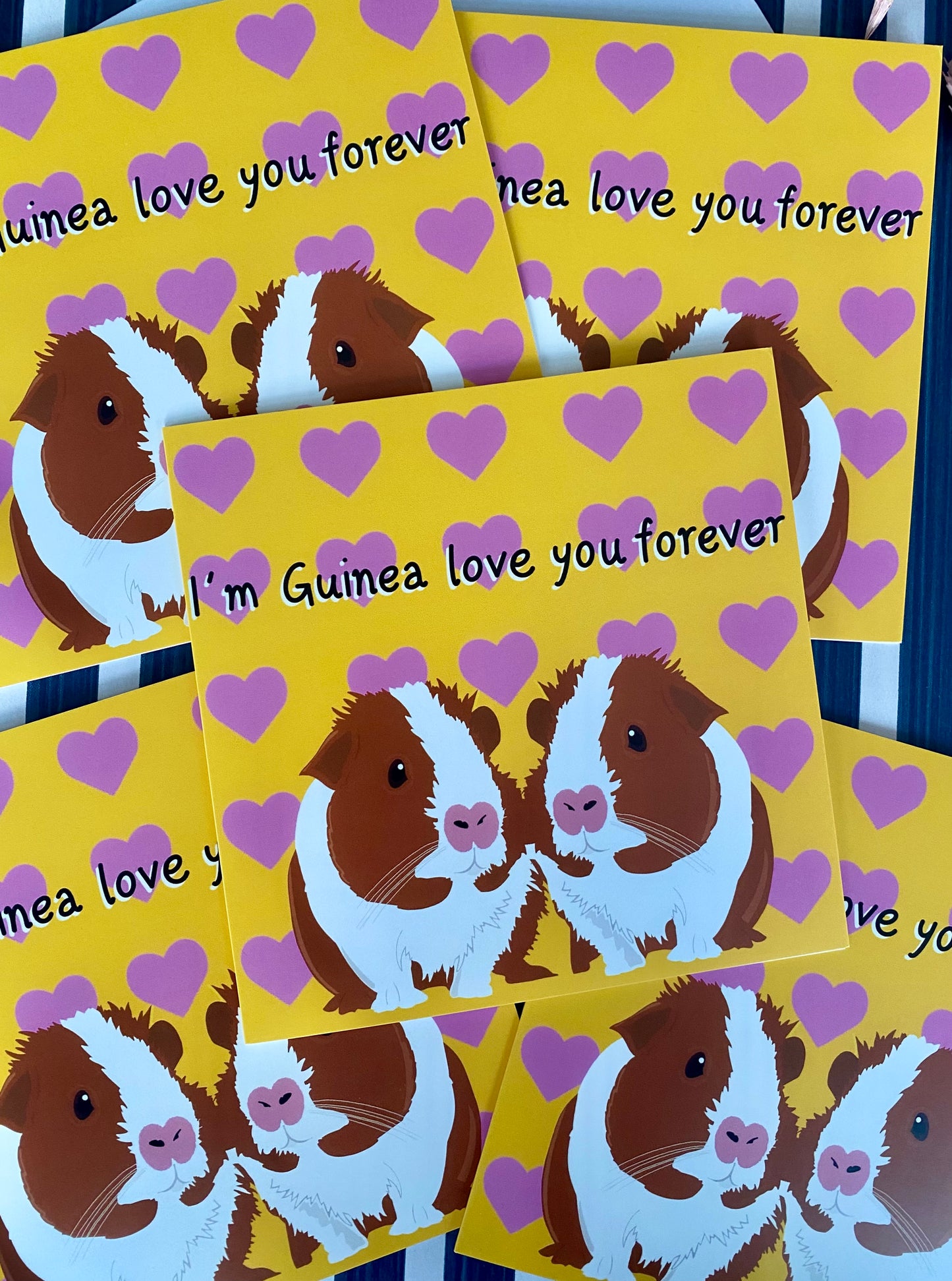 Guinea Pig Greeting Card