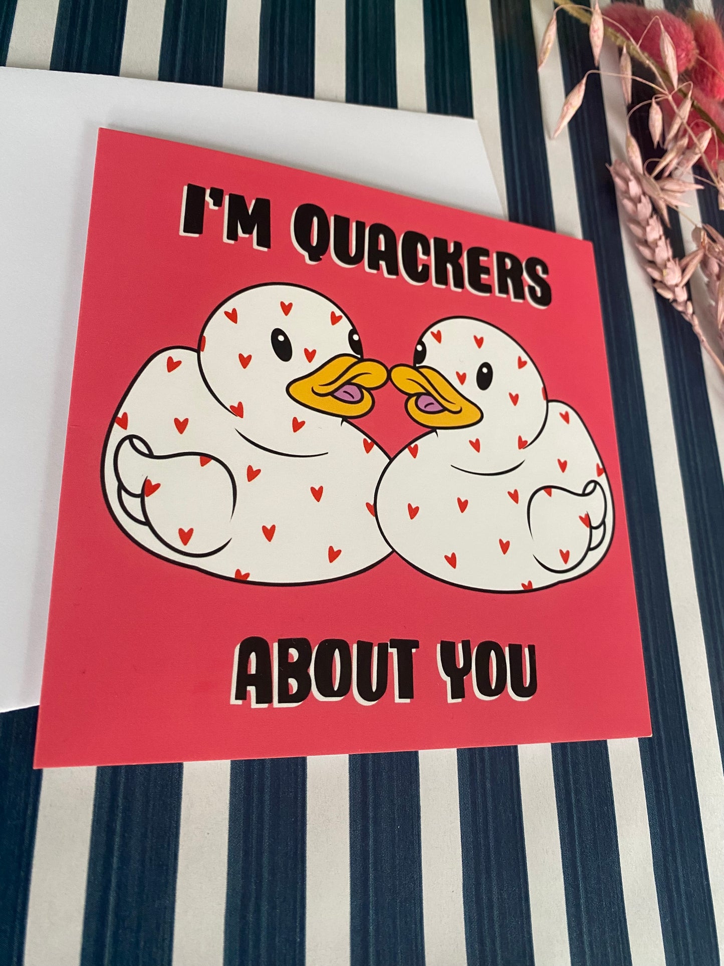 Quackers Greeting Card