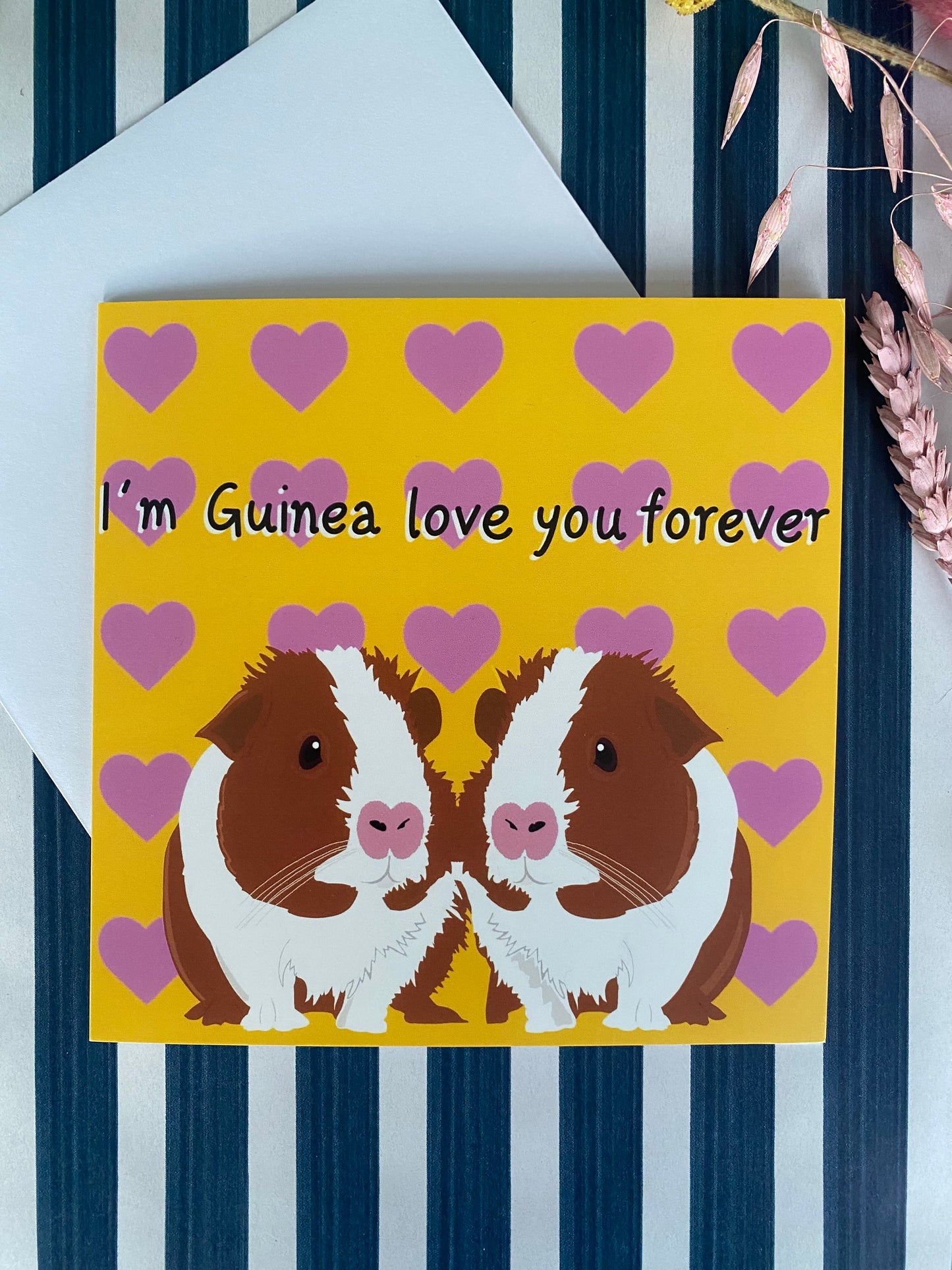 Guinea Pig Greeting Card