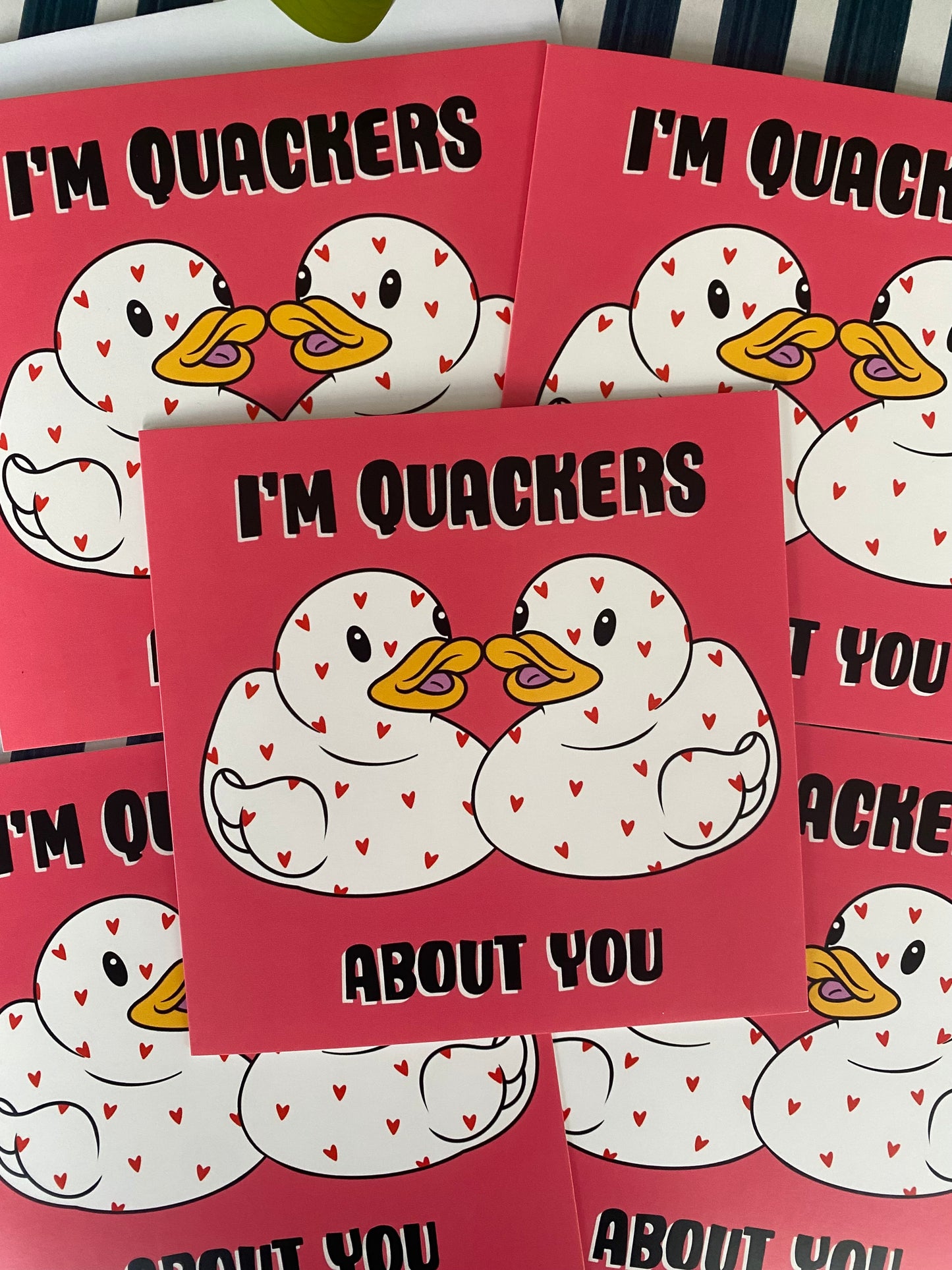 Quackers Greeting Card