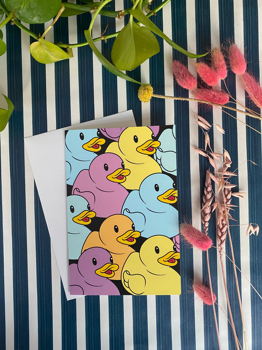 Rubber Duck Greeting Card