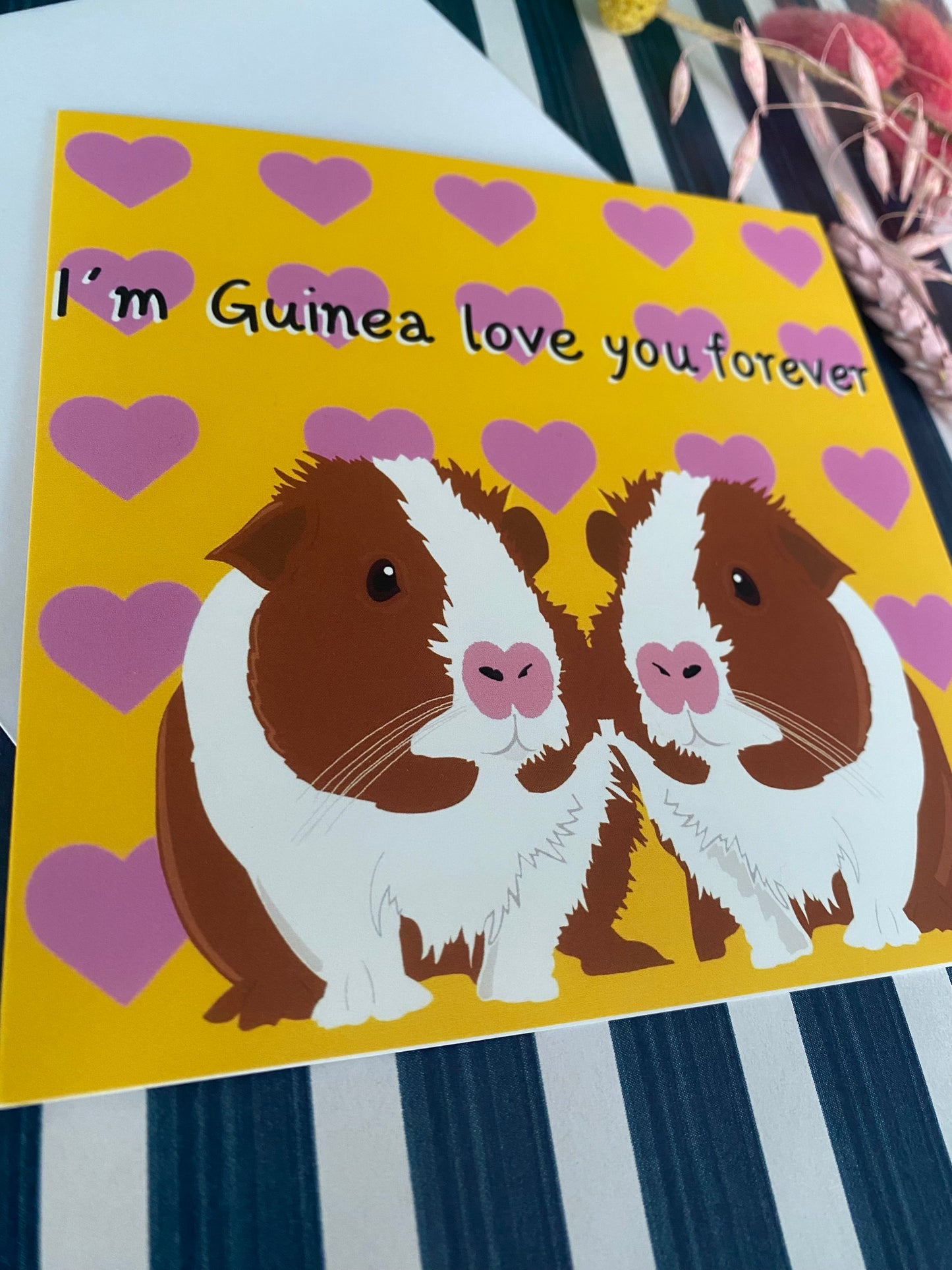 Guinea Pig Greeting Card