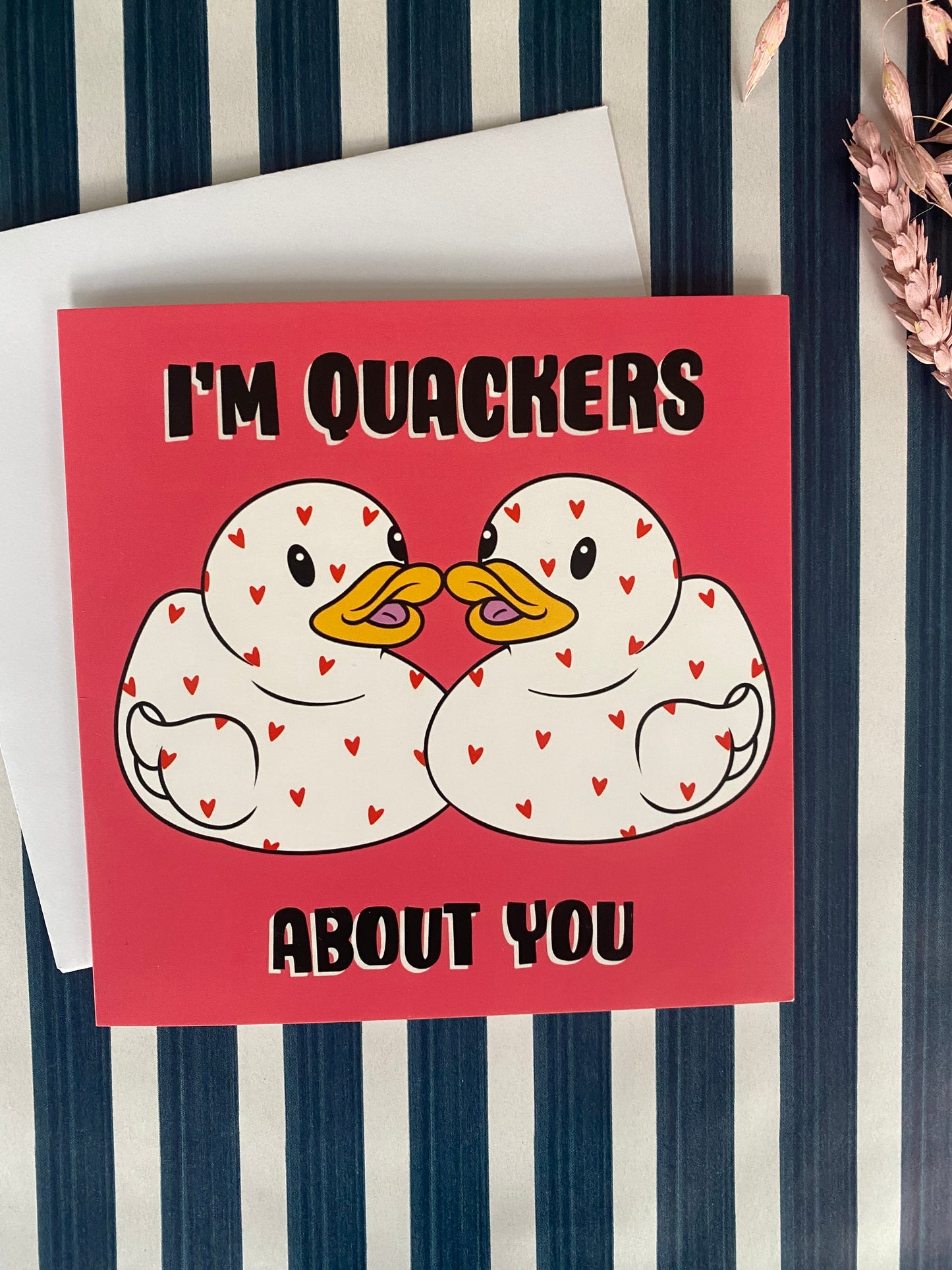 Quackers Greeting Card