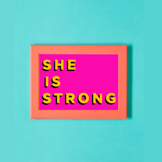 She Is Strong Digital Art Print