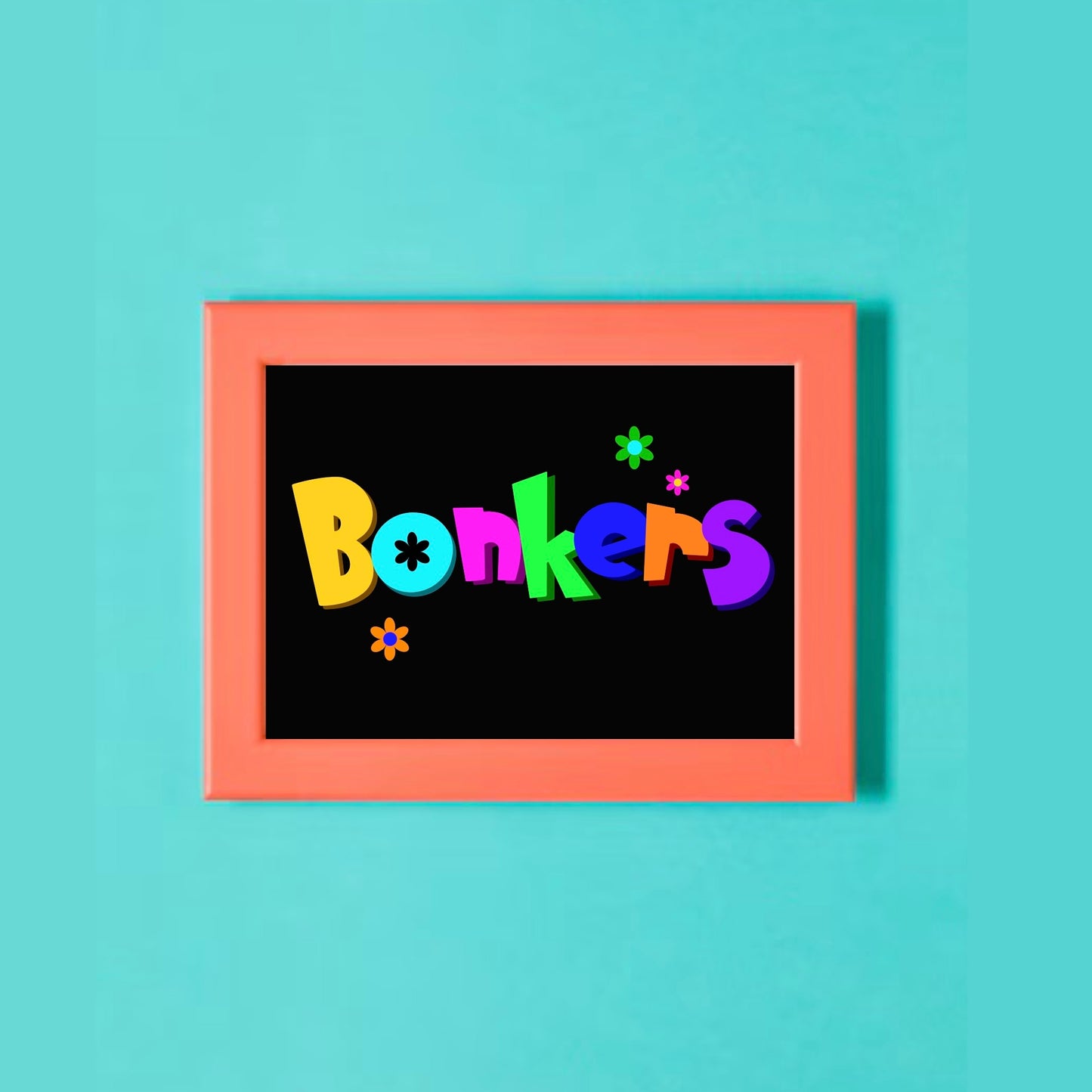 Bonkers Digital Art Print