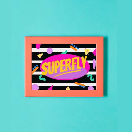 Superfly Digital Art Print