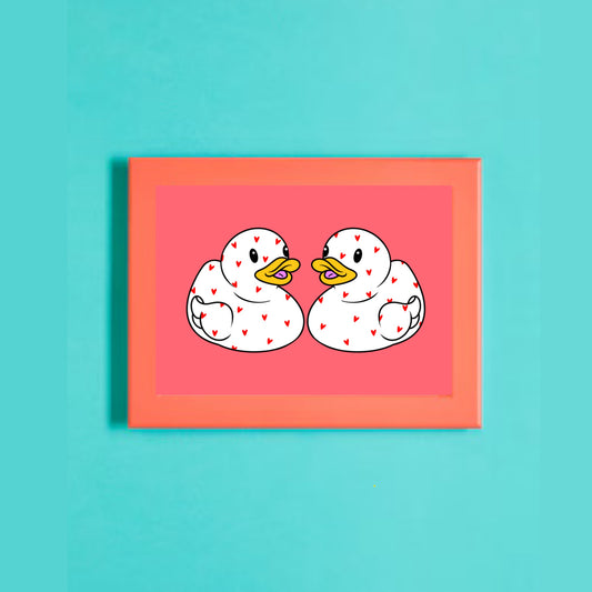 Duck Love Digital Print