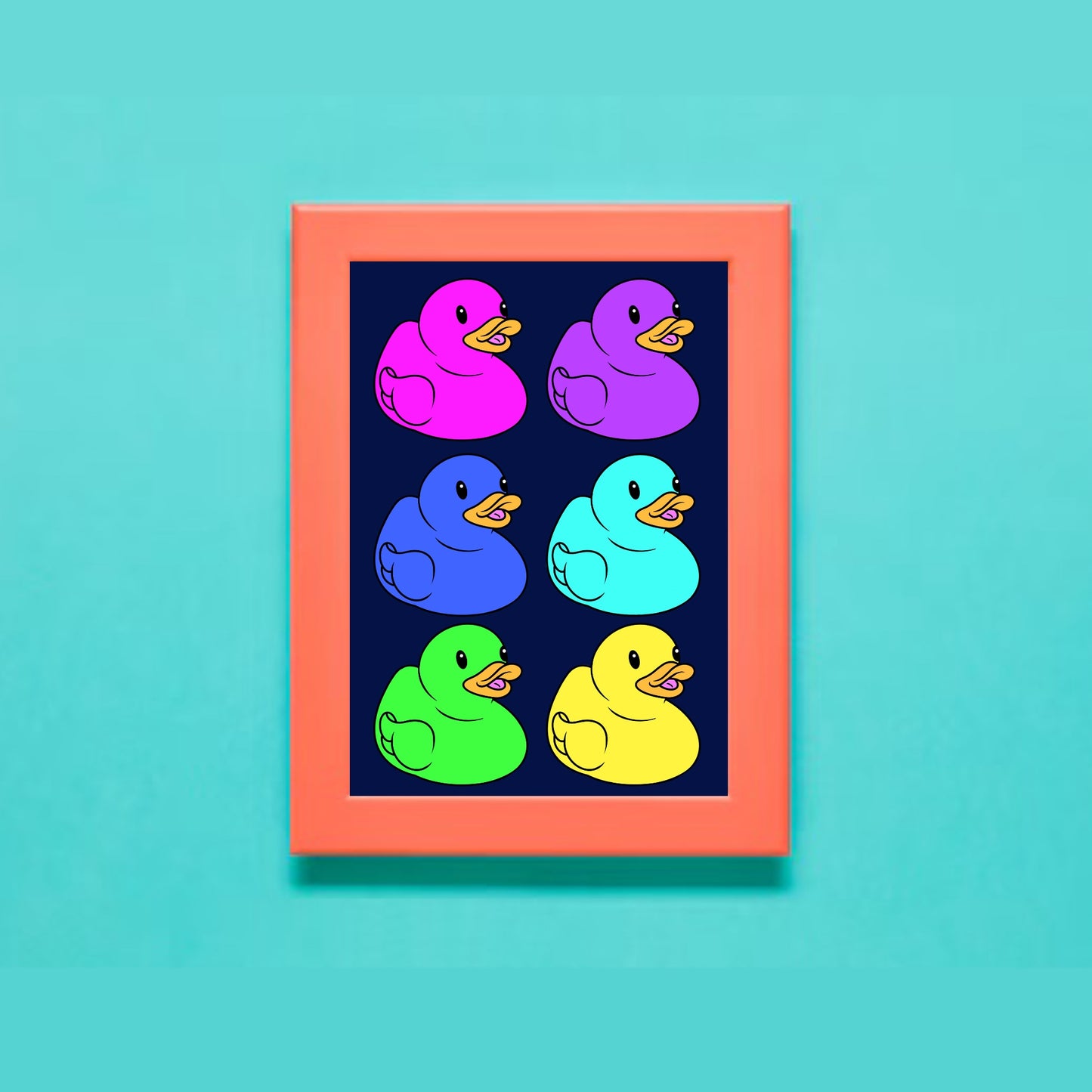 Duck Rainbow Digital Print