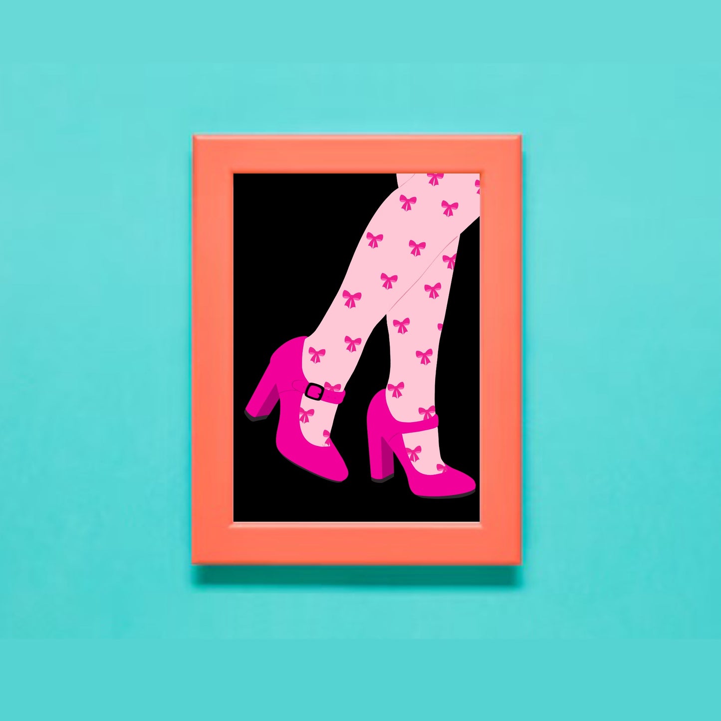 Fancy Tights Digital Art Print