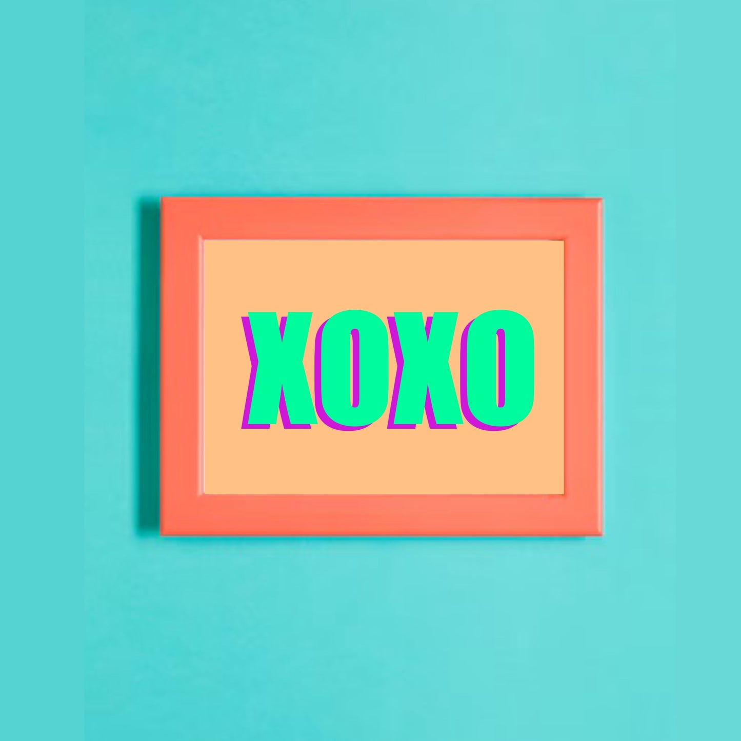 XOXO Digital Art Print