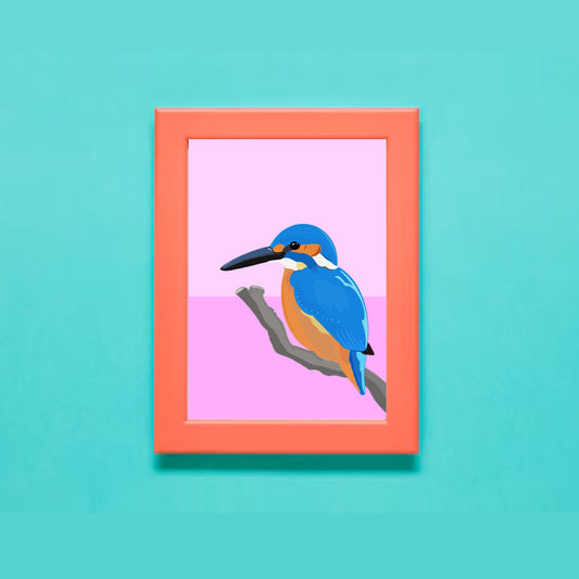 Kingfisher Digital Art Print