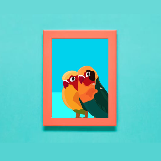 Love Birds Digital Art Print