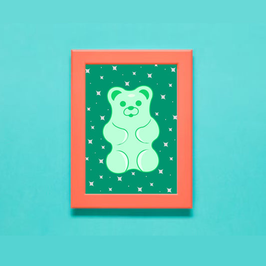 Gummy Bear Digital Art Print