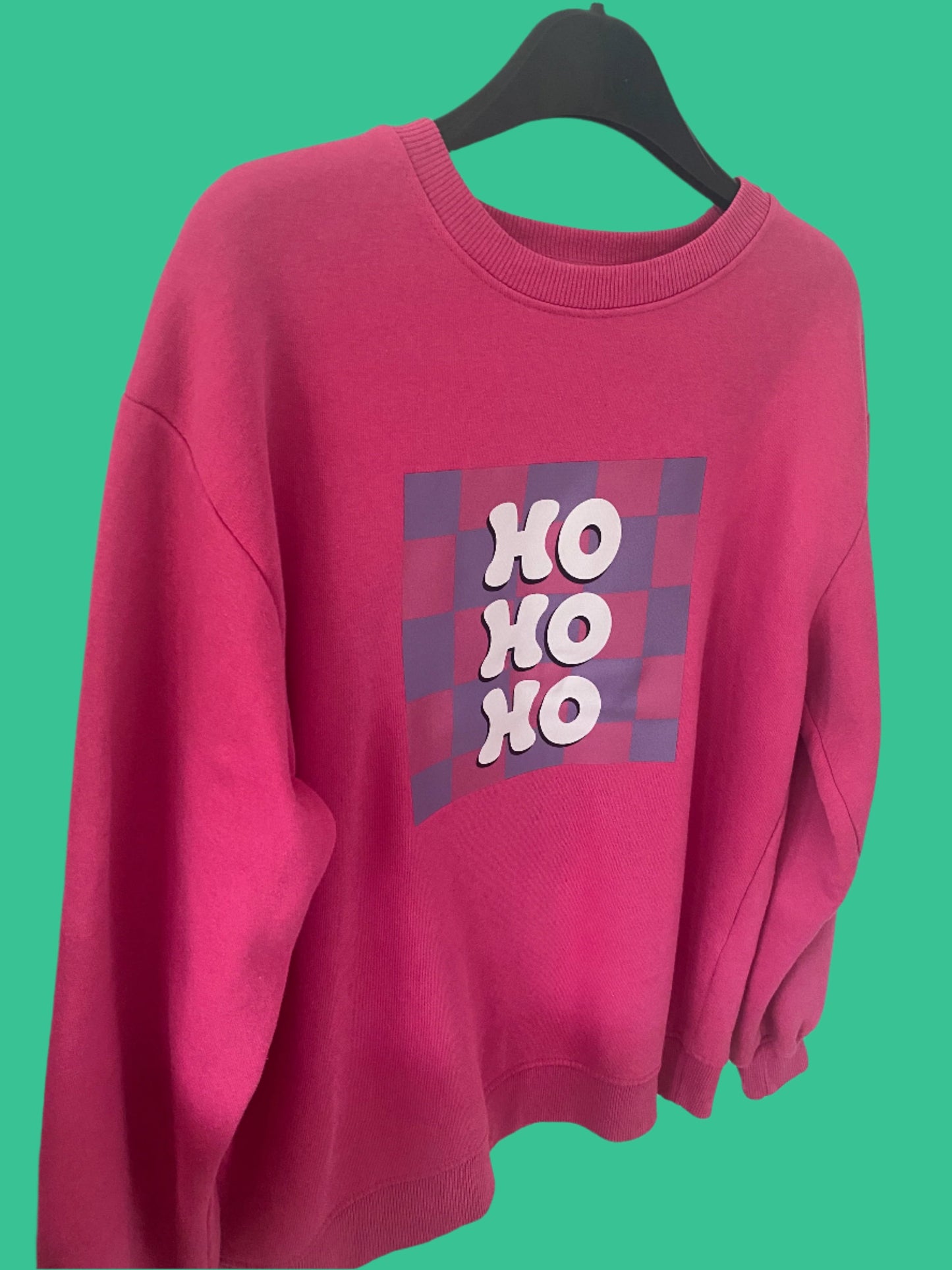 “HoHoHo” Pink Sweatshirt