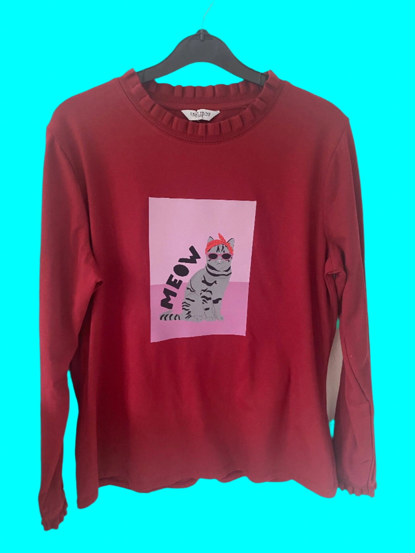 Meow Long Sleeve Top