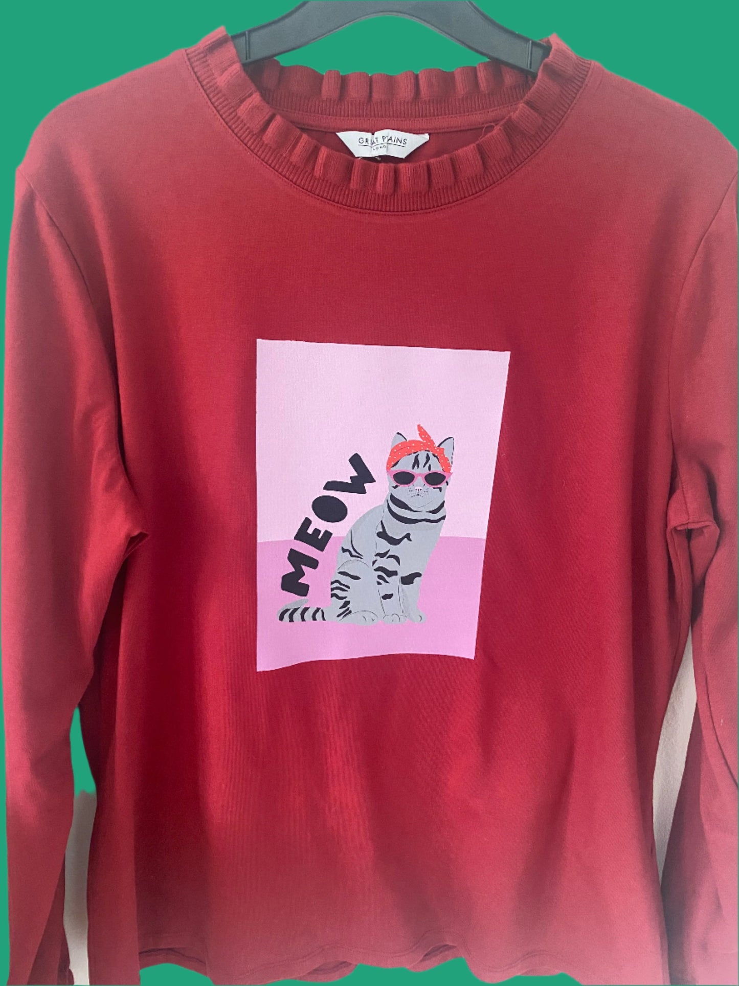 Meow Long Sleeve Top