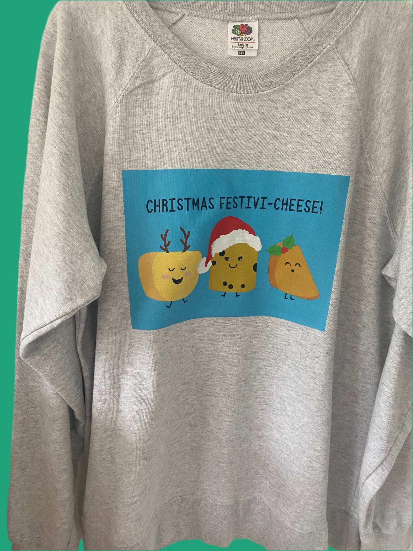 Christmas Festiviti- Cheese Sweatshirt