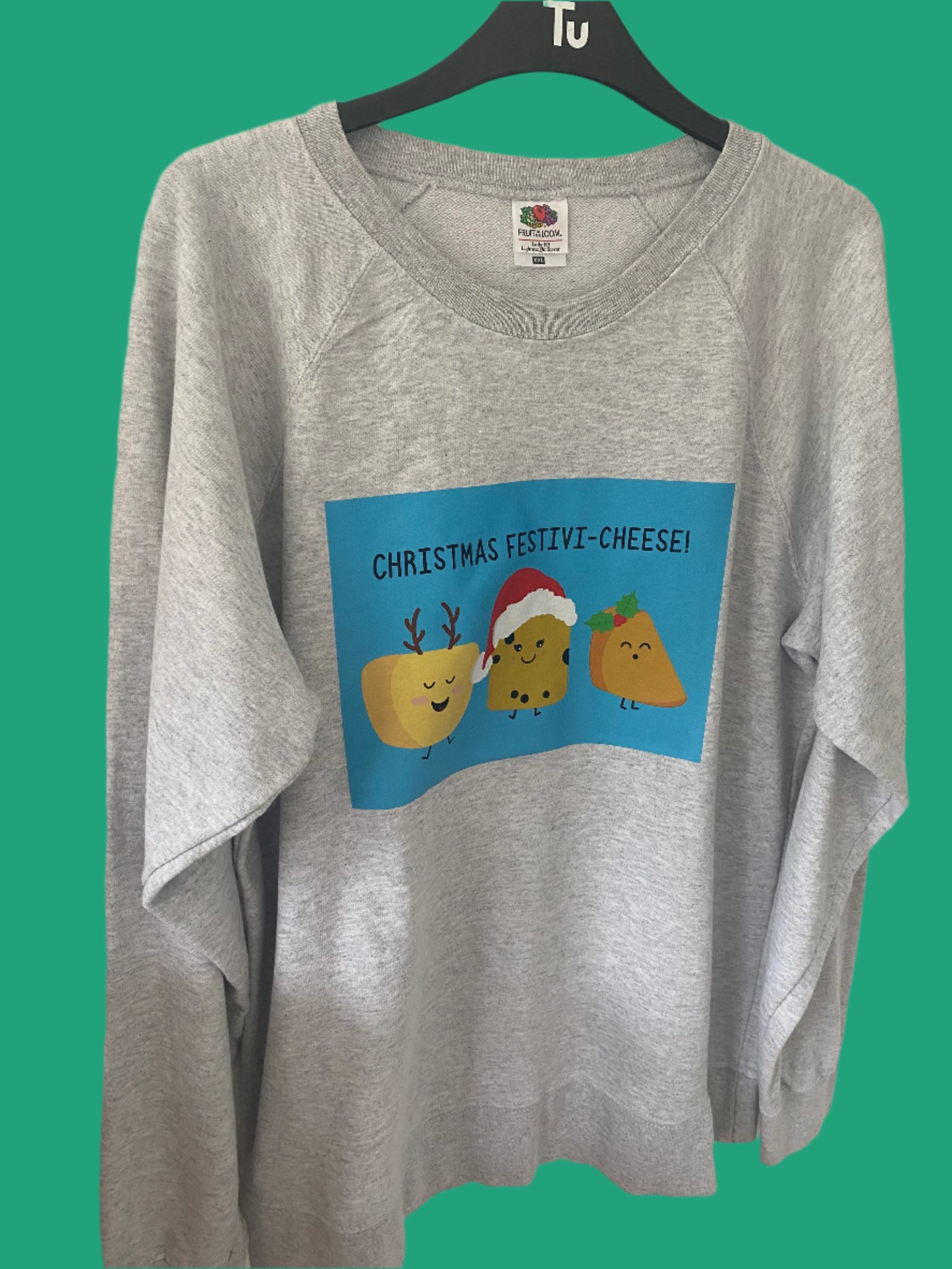 Christmas Festiviti- Cheese Sweatshirt